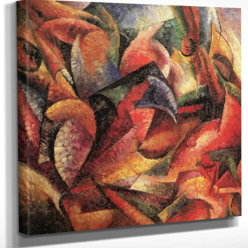 Dynamism Of A Human Body Umberto Boccioni