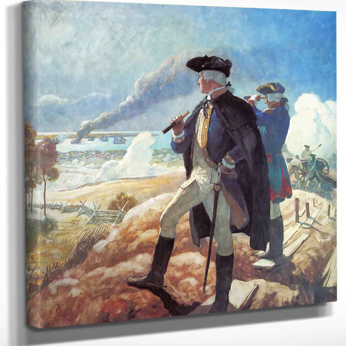 George Washington At Yorktown Nc Wyeth