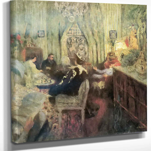 Mme Aron In Her Salon Edouard Vuillard