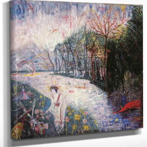 Moses And The Birds James Ensor