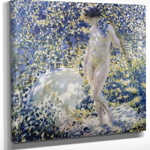 Nude With Parasol Louis Ritman