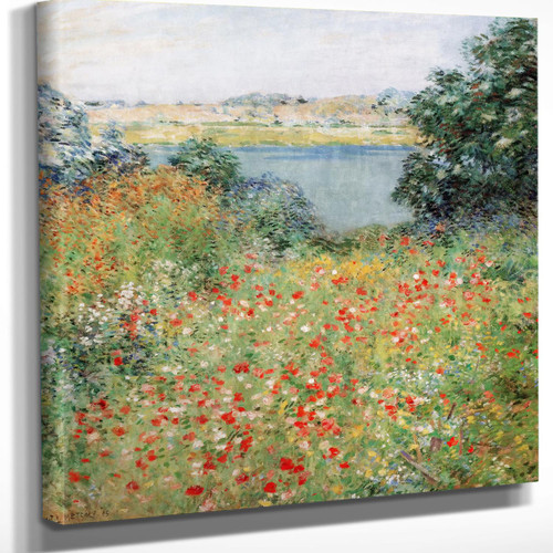 The Poppy Garden Williard Leroy Metcalf