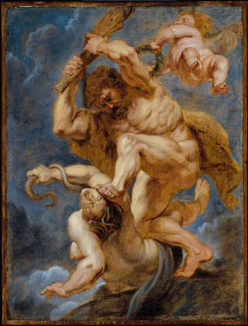 Hercules As Heroic Virtue Overcoming Discord By Peter Paul Rubens