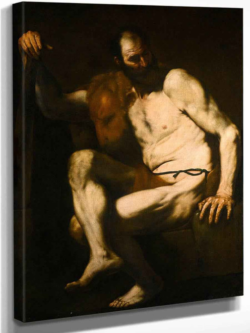 Hercules At Rest By Jusepe De Ribera