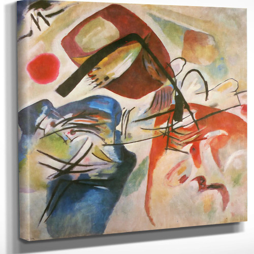 With The Black Bow Vasili Kadinsky