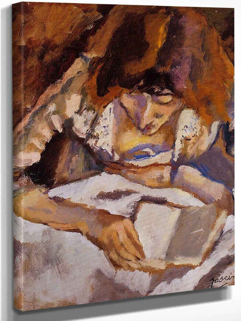 Hermine Reading By Jules Pascin