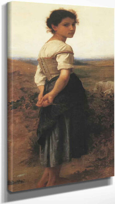 The Young Shepherdess William Bouguereau