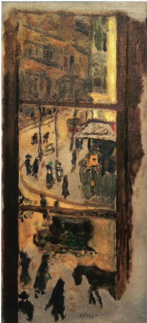 Through The Window Pierre Bonnard