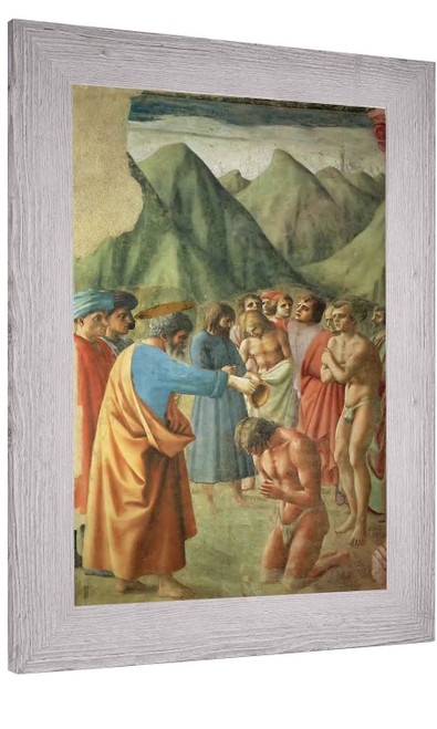 Baptism Of The Neophytes Masaccio