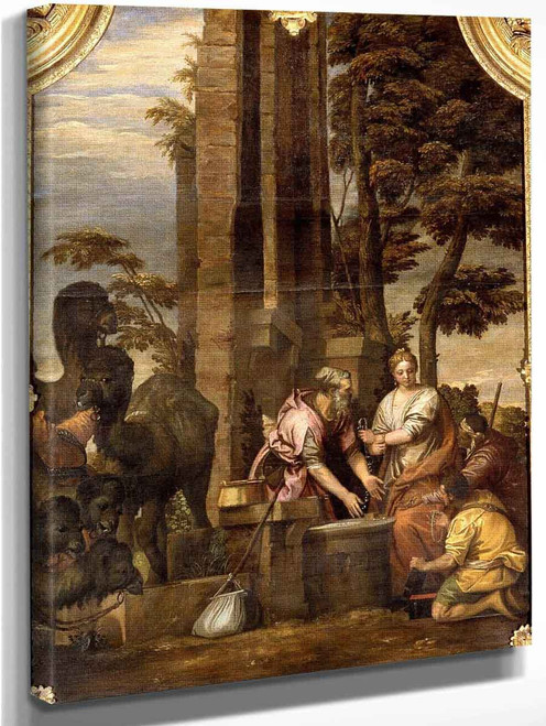 Heroines Of The Old Testament Eliezer And Rebecca By Paolo Veronese