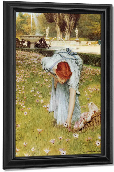 Spring In The Gardens Sir Lawrence Alma Tadema
