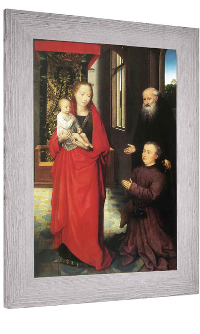 The Virgin And Child With Saint Anthony Abbot And A Donor Hans Memling