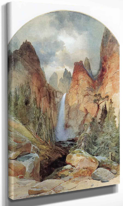 Tower Falls Vasili Kadinsky