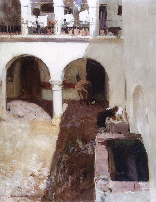 House Where Columbus Lived In Cordoba By Joaquin Sorolla Y Bastida