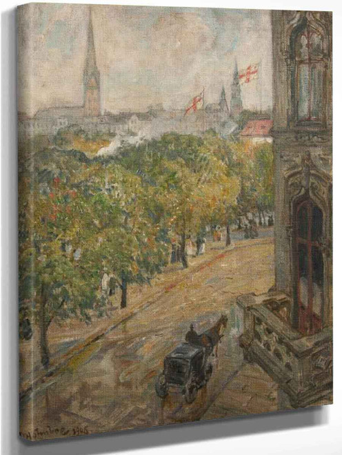 In A City  By Thorolf Holmboe