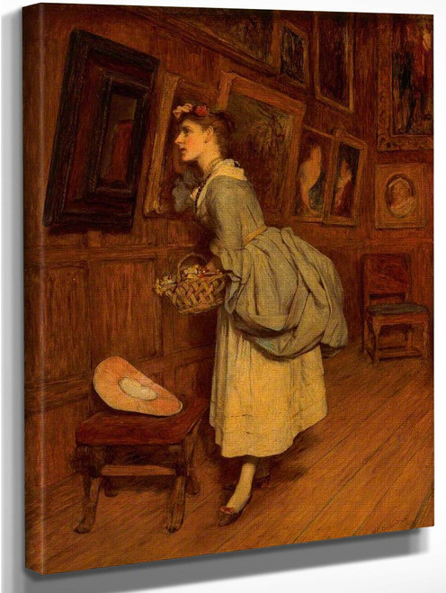 In The Picture Gallery By Sir William Quiller Orchardson