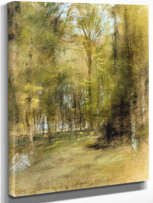 In The Woods By Edgar Degas