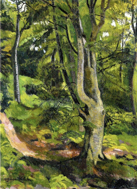In The Woods By Suzanne Valadon