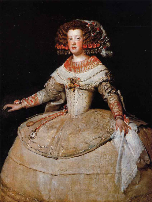 Infanta Maria Teresa2 By Diego Velazquez