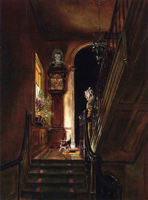 Interior At Petworth By Edward Lamson Henry By Edward Lamson Henry