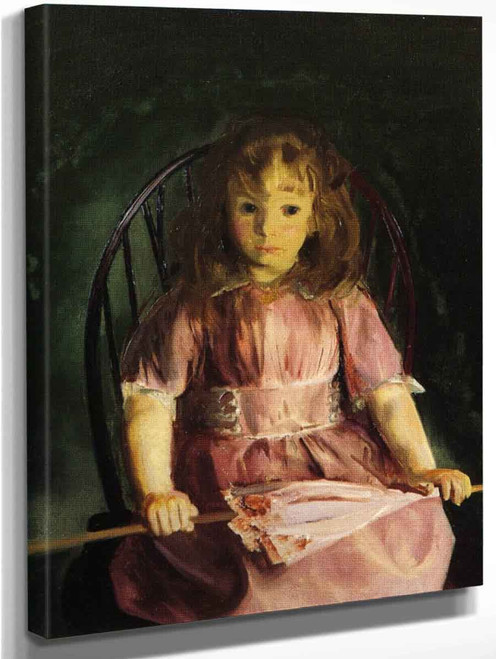 Jean In A Pink Dress By George Wesley Bellows By George Wesley Bellows
