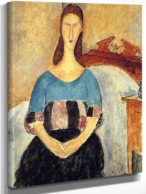 Jeanne Hebuterne3 By Amedeo Modigliani