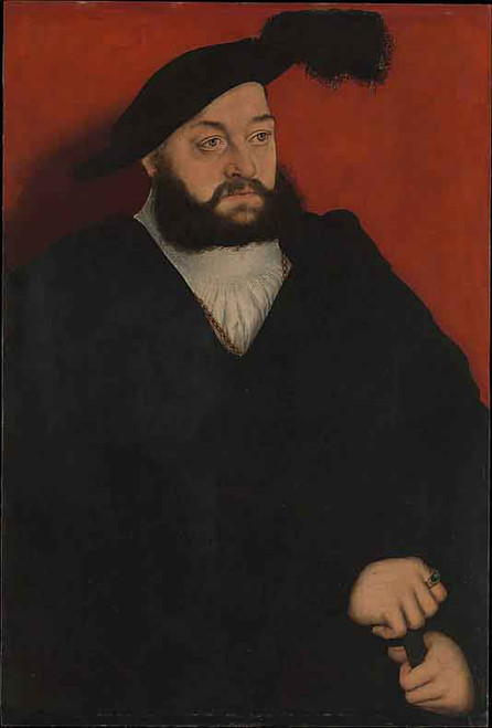 Johann, Duke Of Saxony By Lucas Cranach The Elder By Lucas Cranach The Elder