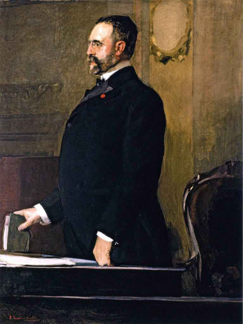 Jose Canalejas Y Mendez By Joaquin Sorolla Y Bastida