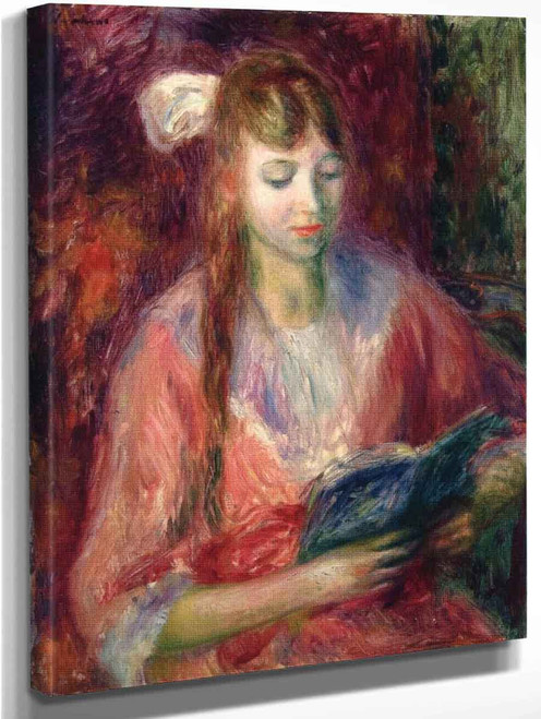 Julia Reading By William James Glackens  By William James Glackens