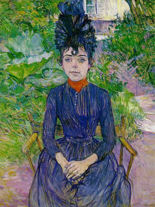 Justine Dieuhl By Henri De Toulouse Lautrec Justine Dieuhl By Henri De Toulouse Lautrec