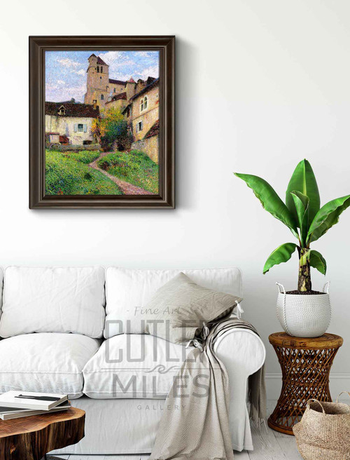 L'eglise De Saint Cirq Lappopie By Henri Martin Art Reproduction L'eglise De Saint Cirq Lappopie By Henri Martin Art Reproduction