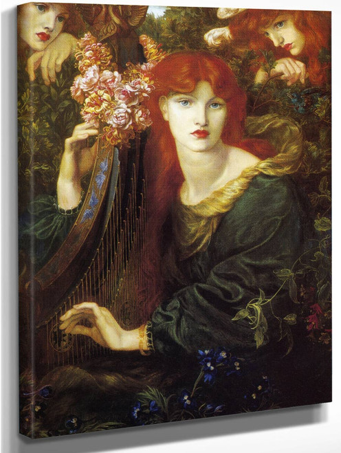 La Ghirlandata By Dante Gabriel Rossetti