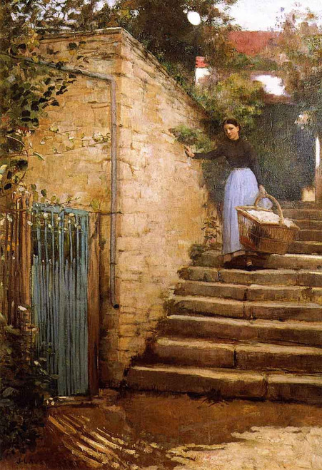 La Laveuse By Sir John Lavery, R.A. By Sir John Lavery, R.A.