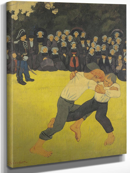 La Lutte Bretonne By Paul Serusier La Lutte Bretonne By Paul Serusier