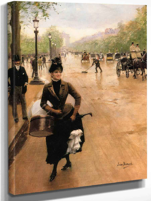 La Modiste Sur Les Champs Elysees By Jean Georges Beraud By Jean Georges Beraud