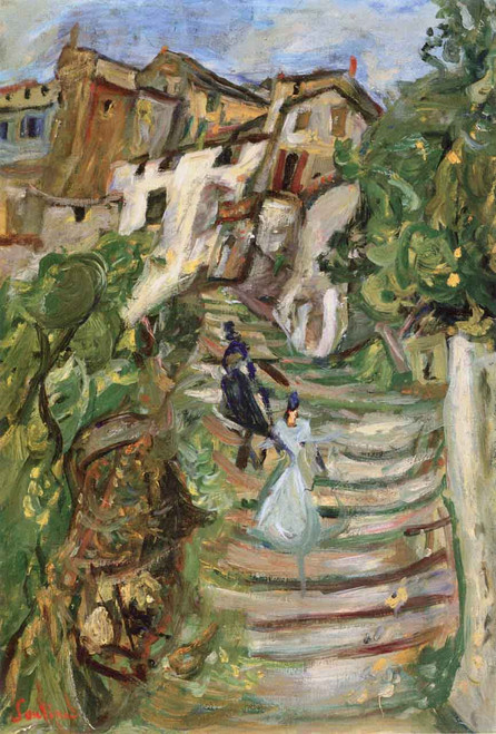 La Montee De Cagnes By Chaim Soutine