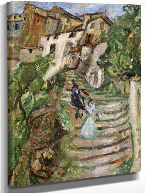 La Montee De Cagnes By Chaim Soutine