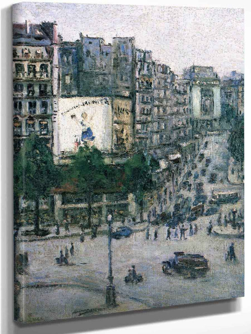 La Place Clichy By Maximilien Luce By Maximilien Luce