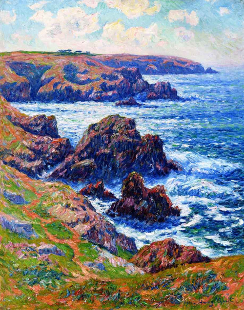 La Terre De Cleden, Point De Raz, Finistere By Henri Moret By Henri Moret