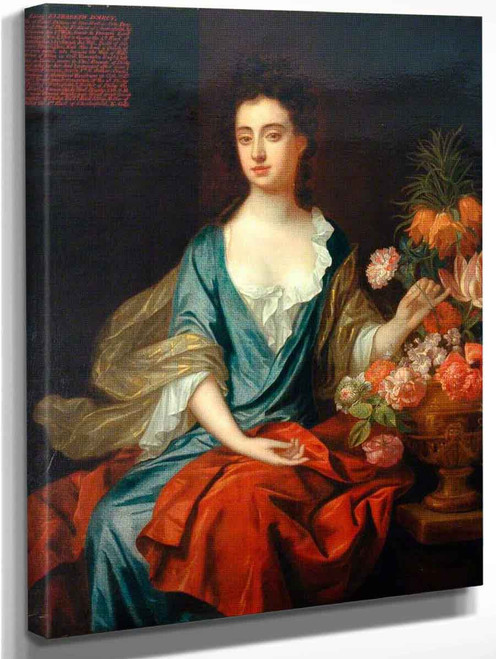 Lady Elizabeth D'arcy By Sir Godfrey Kneller, Bt. By Sir Godfrey Kneller, Bt. Art Reproduction