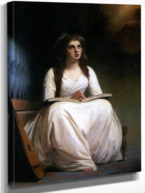Lady Hamilton As St Cecilia By George Romney