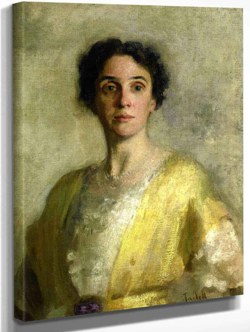 Lady In Yellow  By Edmund Tarbell