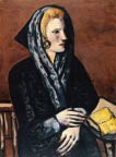 Lady With Gray Capuchon By Max Beckmann By Max Beckmann