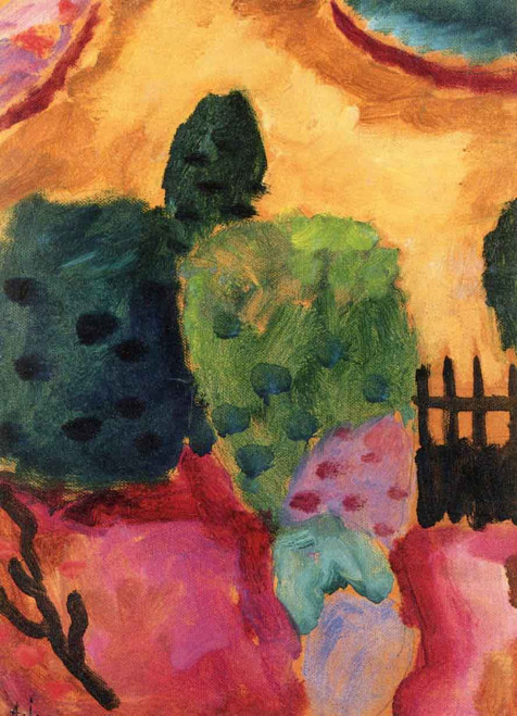 Landscape 2 By Alexei Jawlensky By Alexei Jawlensky