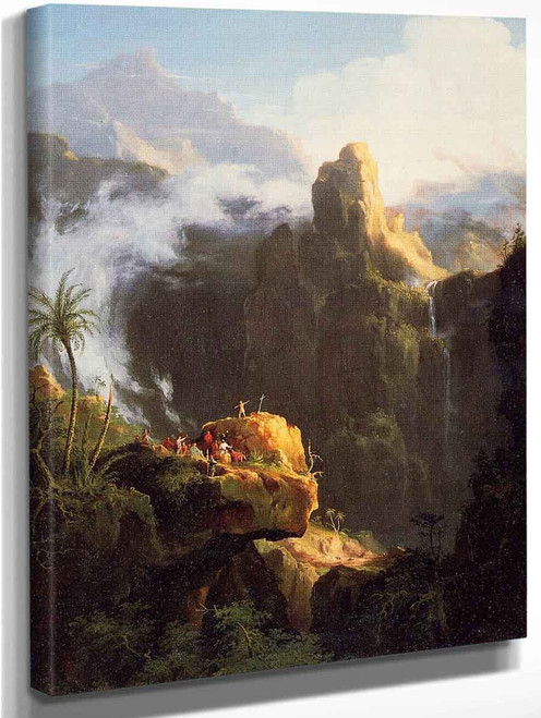 Landscape Composition St. John In The Wilderness By Thomas Cole By Thomas Cole