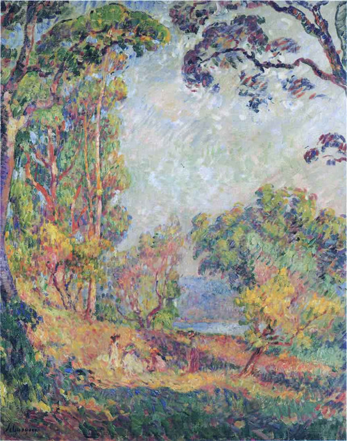 Landscape Near Cannes By Henri Lebasque By Henri Lebasque