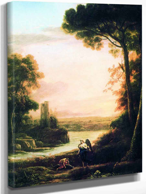 Landscape With Tobias And The Archangel Raphael By Claude Lorrain By Claude Lorrain