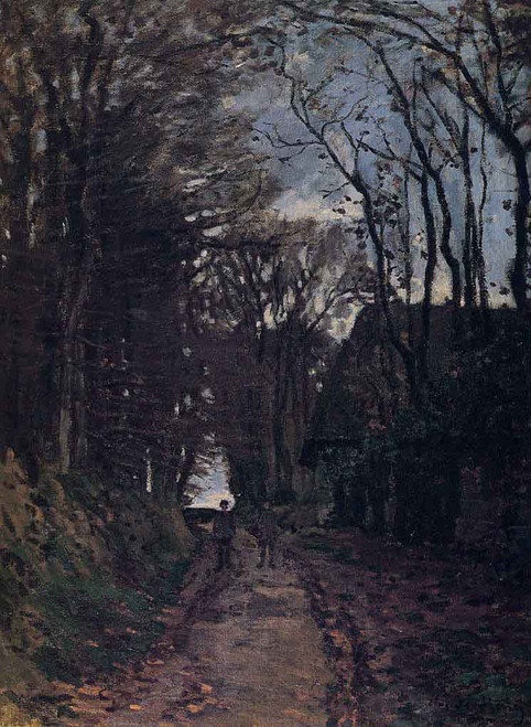 Lane In Normandy By Claude Oscar Monet