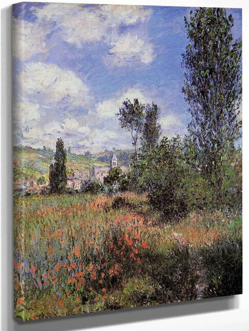 Lane In The Poppy Fields, Ile Saint Martin By Claude Oscar Monet