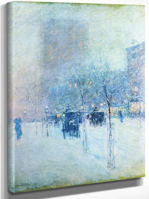 Late Afternoon, New York Winter By Frederick Childe Hassam